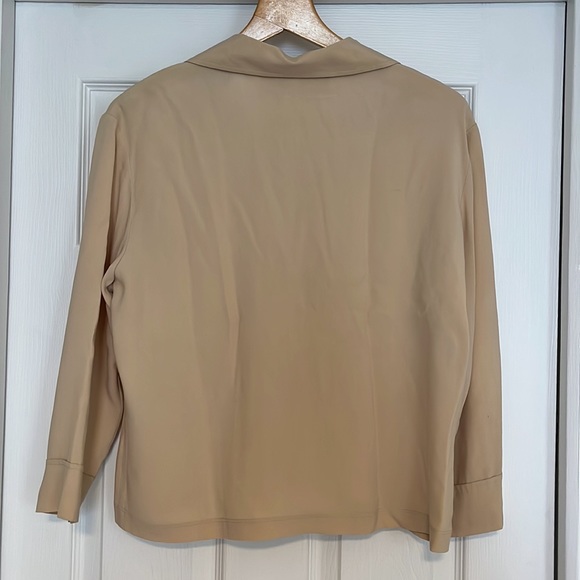 Jacqueline Ferrar - Vintage Silk Button Down Top - Picture 4 of 8